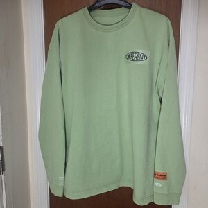 Heron Preston Green Long Sleeve Tee